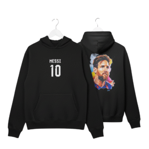 Messi #10 Black Hoodie